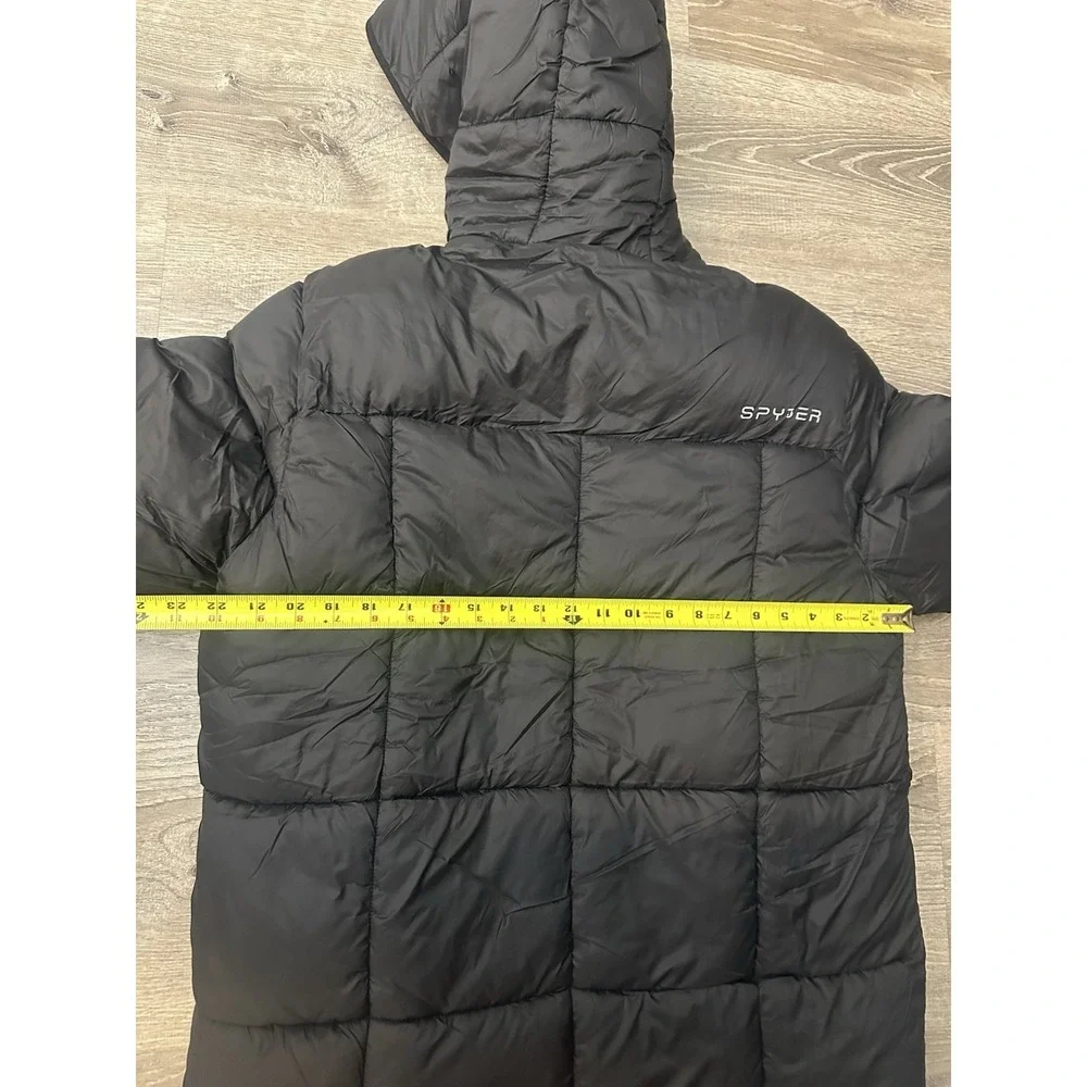Spyder Puffer Jacket Men's Size Medium Black $229